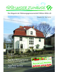 Vorschau: Ausgabe Frühjahr 2016